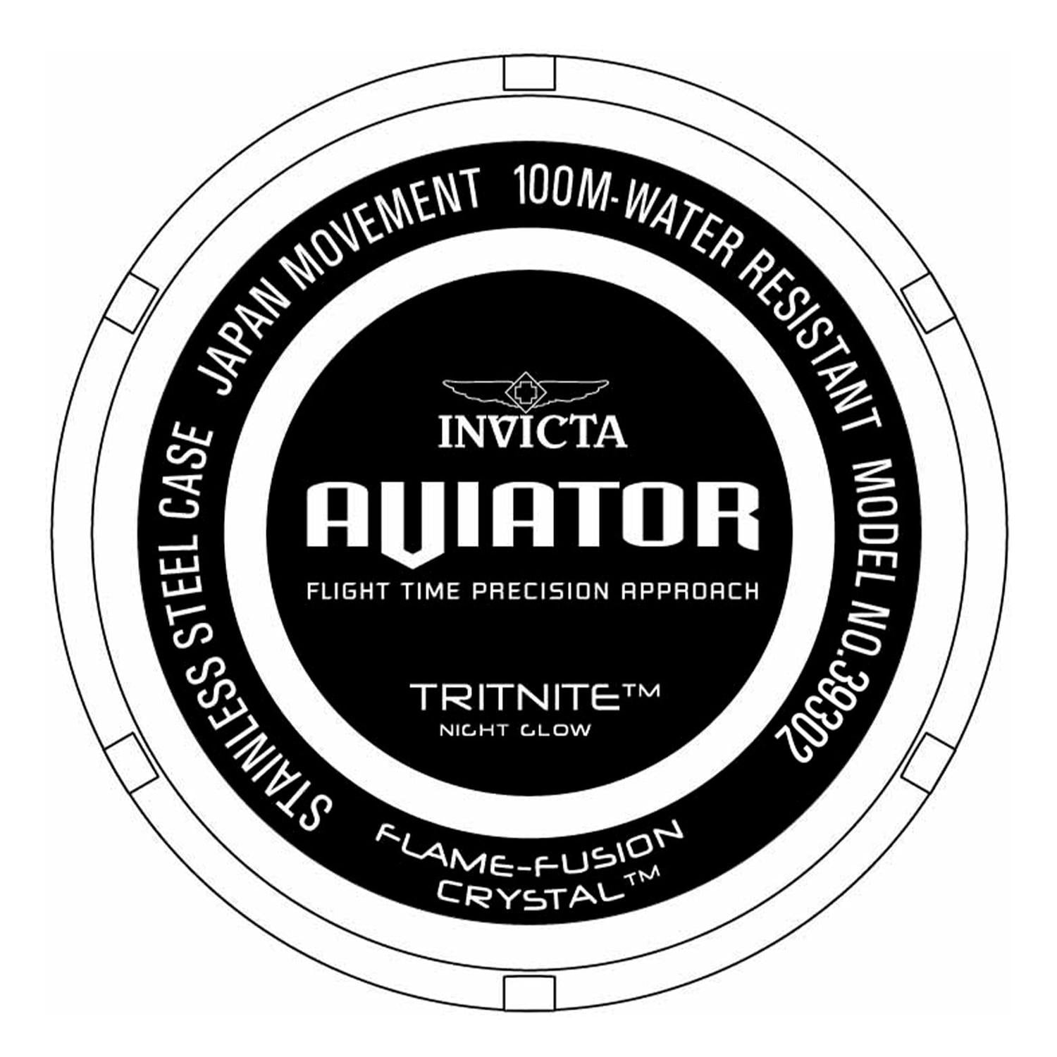RELOJ ANALOGICO HOMBRE 39302 INVICTA AVIATOR VERDE SPORT VERDE 1030070 - 6