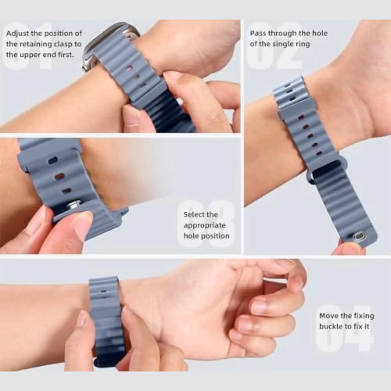 ACCESORIO CORREA DE RELOJ UNISEX CRS49 SMART TIME 1020225 AZUL 1020225 - 7