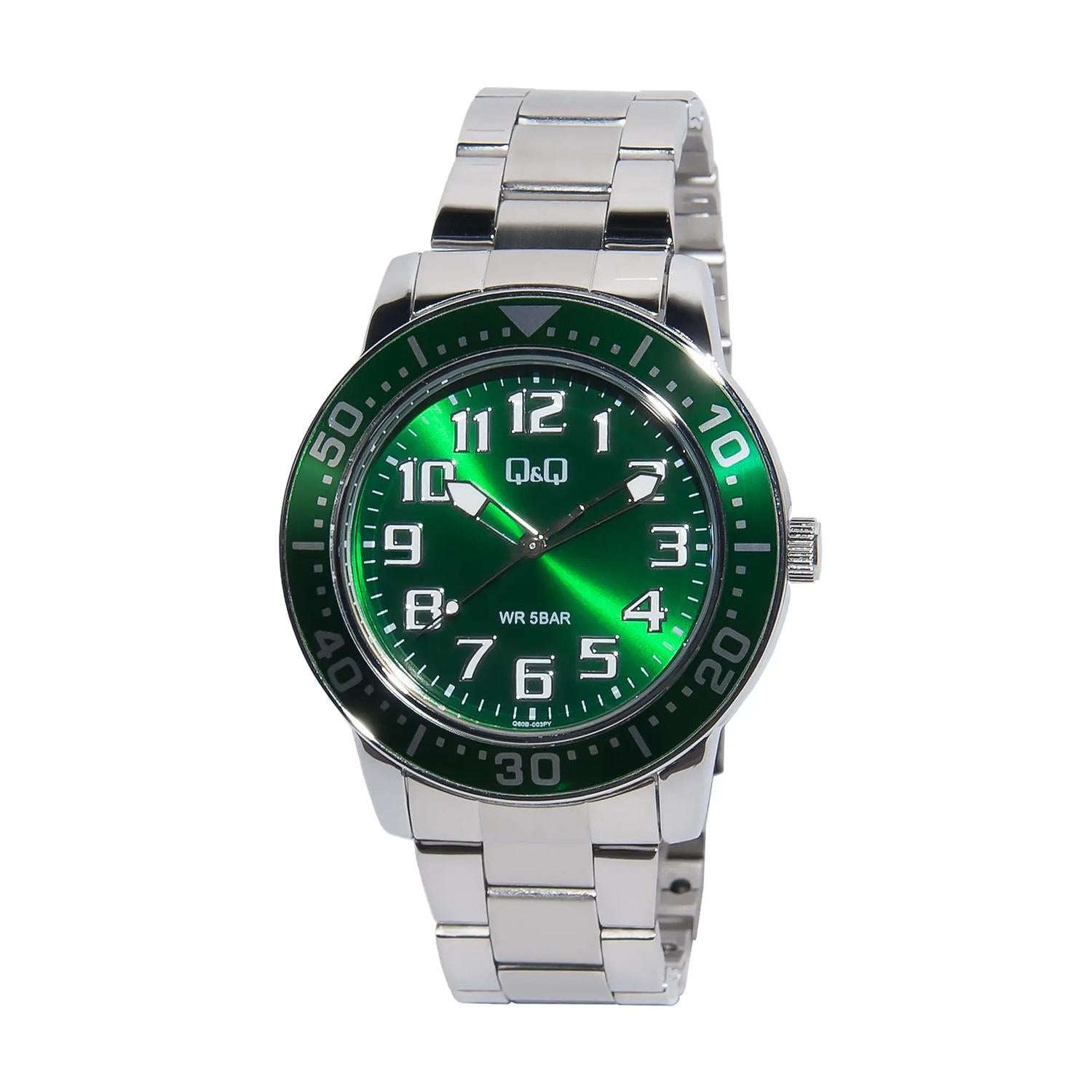 RELOJ ANALOGICO HOMBRE Q60B-003PY QYQ PLATEADO 1031605 - 2