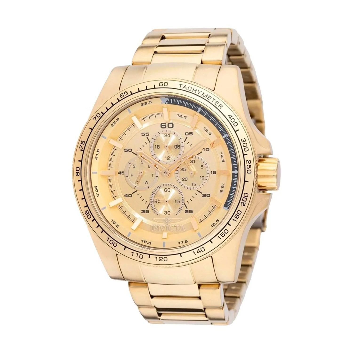 RELOJ ANALOGICO HOMBRE 49415 INVICTA SPEEDWAY DORADO 1031681 - 1