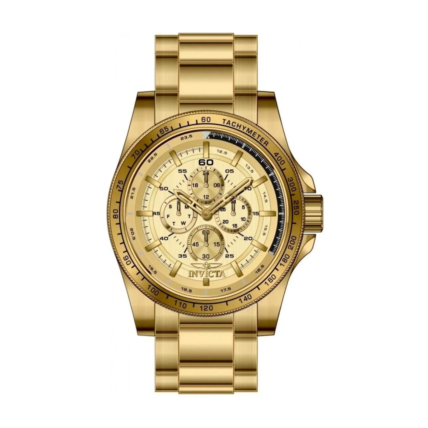 RELOJ ANALOGICO HOMBRE 49415 INVICTA SPEEDWAY DORADO 1031681 - 2