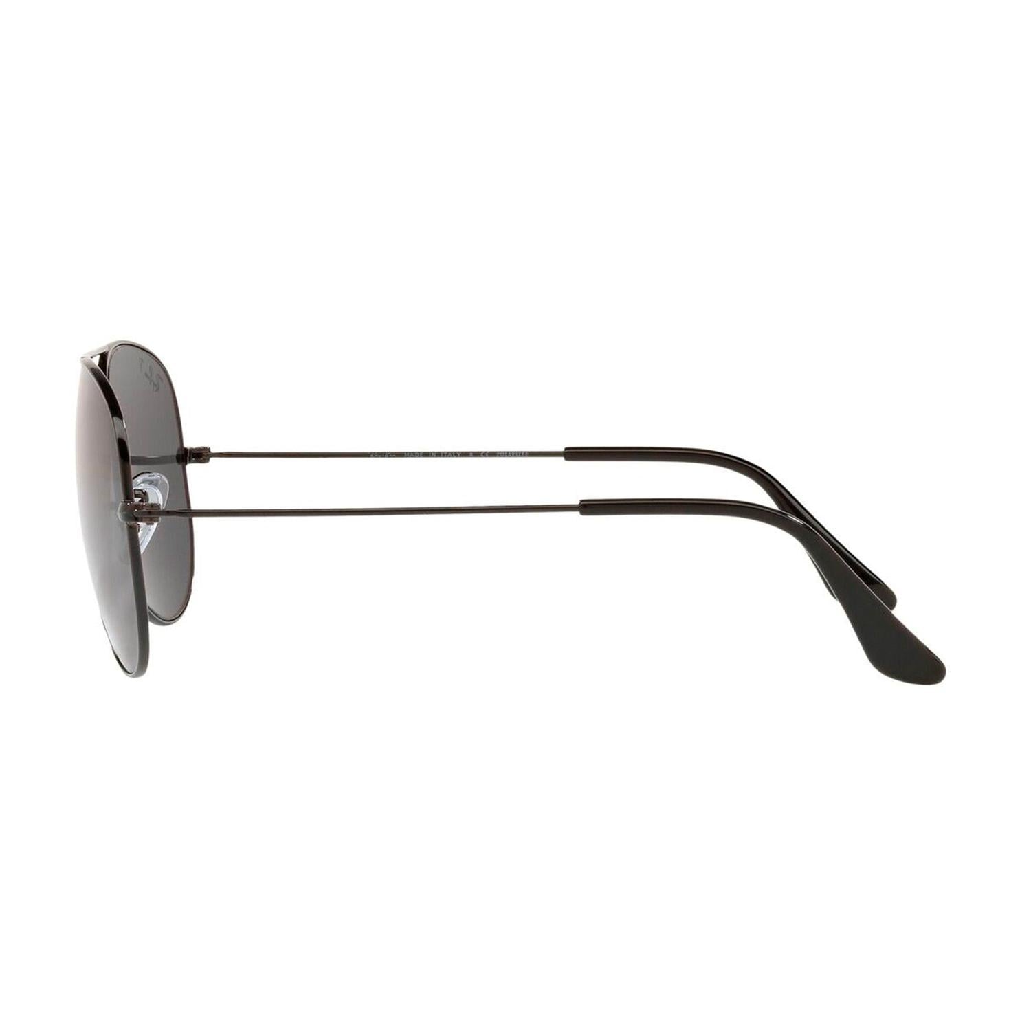LENTES DE SOL POLARIZADO UNISEX RB3025 002/48 58 RAY BAN NEGRO 1032009 - 3