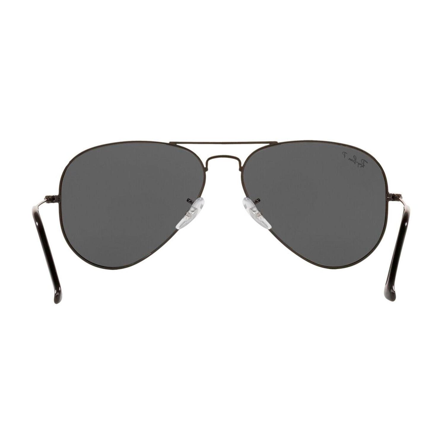 LENTES DE SOL POLARIZADO UNISEX RB3025 002/48 58 RAY BAN NEGRO 1032009 - 4