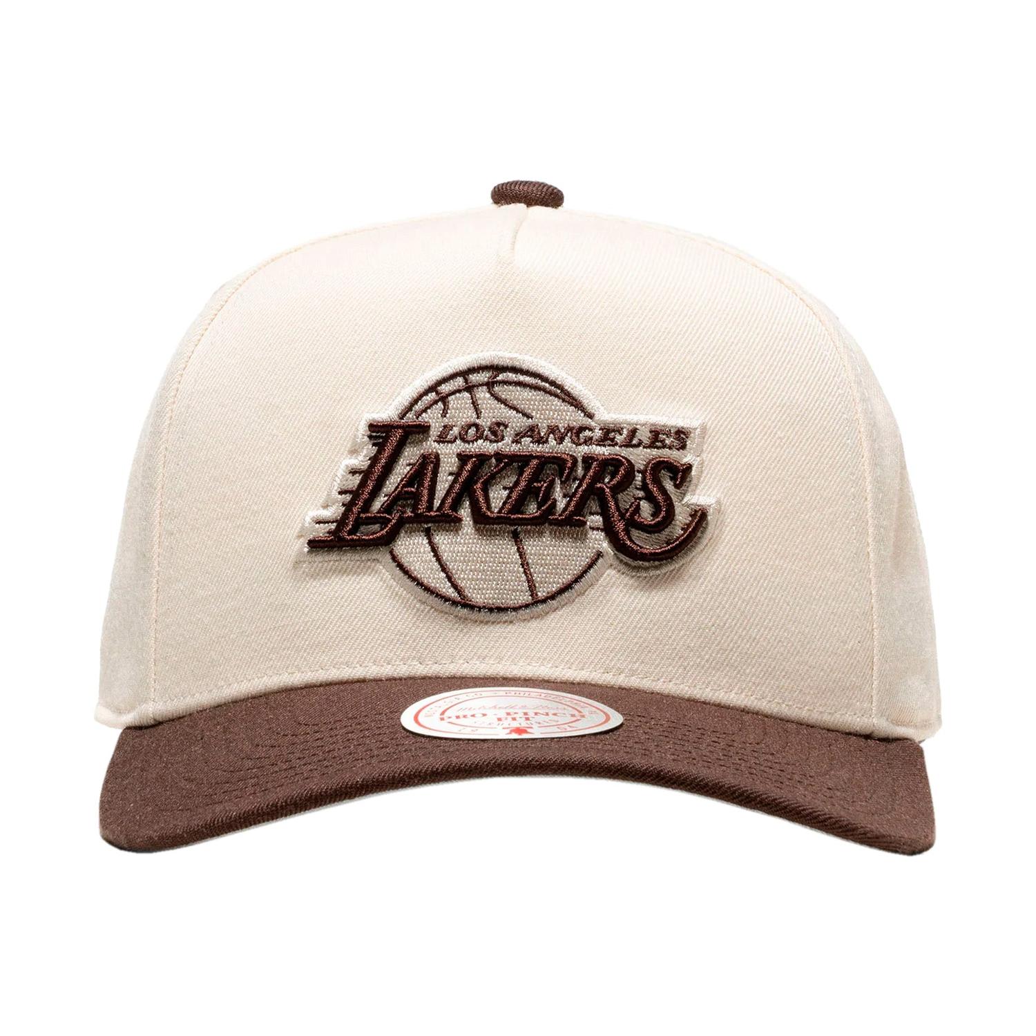 GORRA MITCHELL Y NESS NBA-LOS ANGELES LAKERS HP12969-LALCREA DORADO 1032550 - 1
