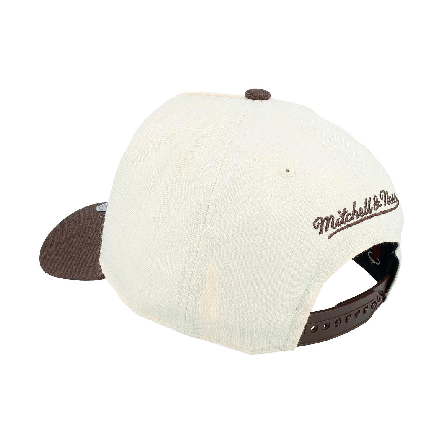 GORRA MITCHELL Y NESS NBA-MIAMI HEAT HP12969-MHECREA DORADO 1032551 - 2