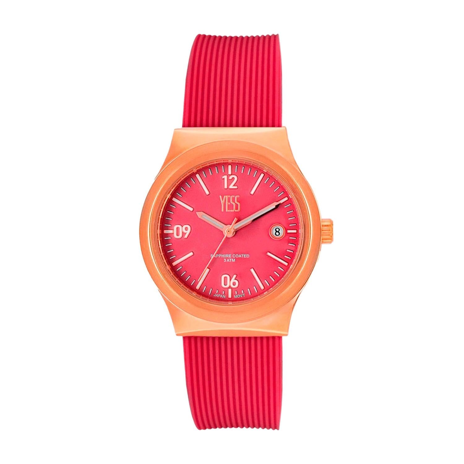 RELOJ ANALOGICO MUJER Y25030-01 YESS ROJO 1032459 - 1