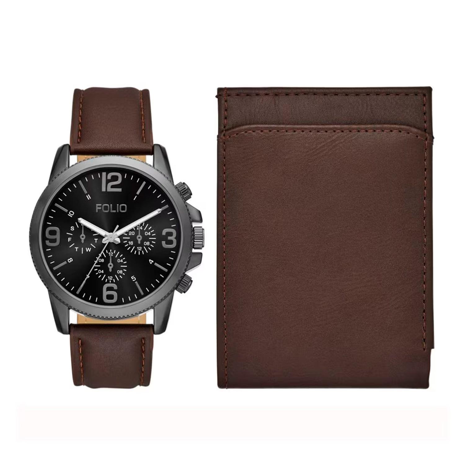 RELOJ ANALOGICO HOMBRE FMDFL6085 FOLIO MARRÓN 1032419 - 1