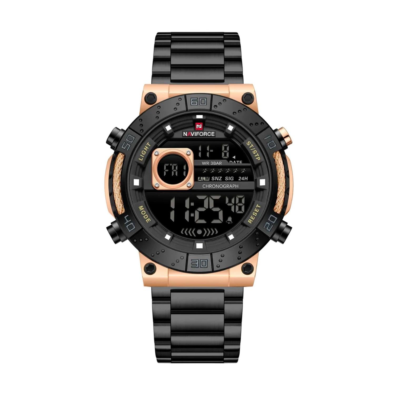RELOJ DIGITAL HOMBRE NF9241S RGBB NAVIFORCE NEGRO 1032780 - 1