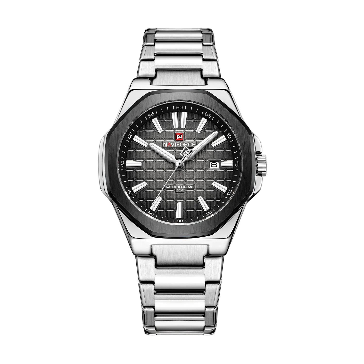 RELOJ ANALOGICO HOMBRE NF9258 S/GY/S NAVIFORCE PLATEADO 1032760 - 1