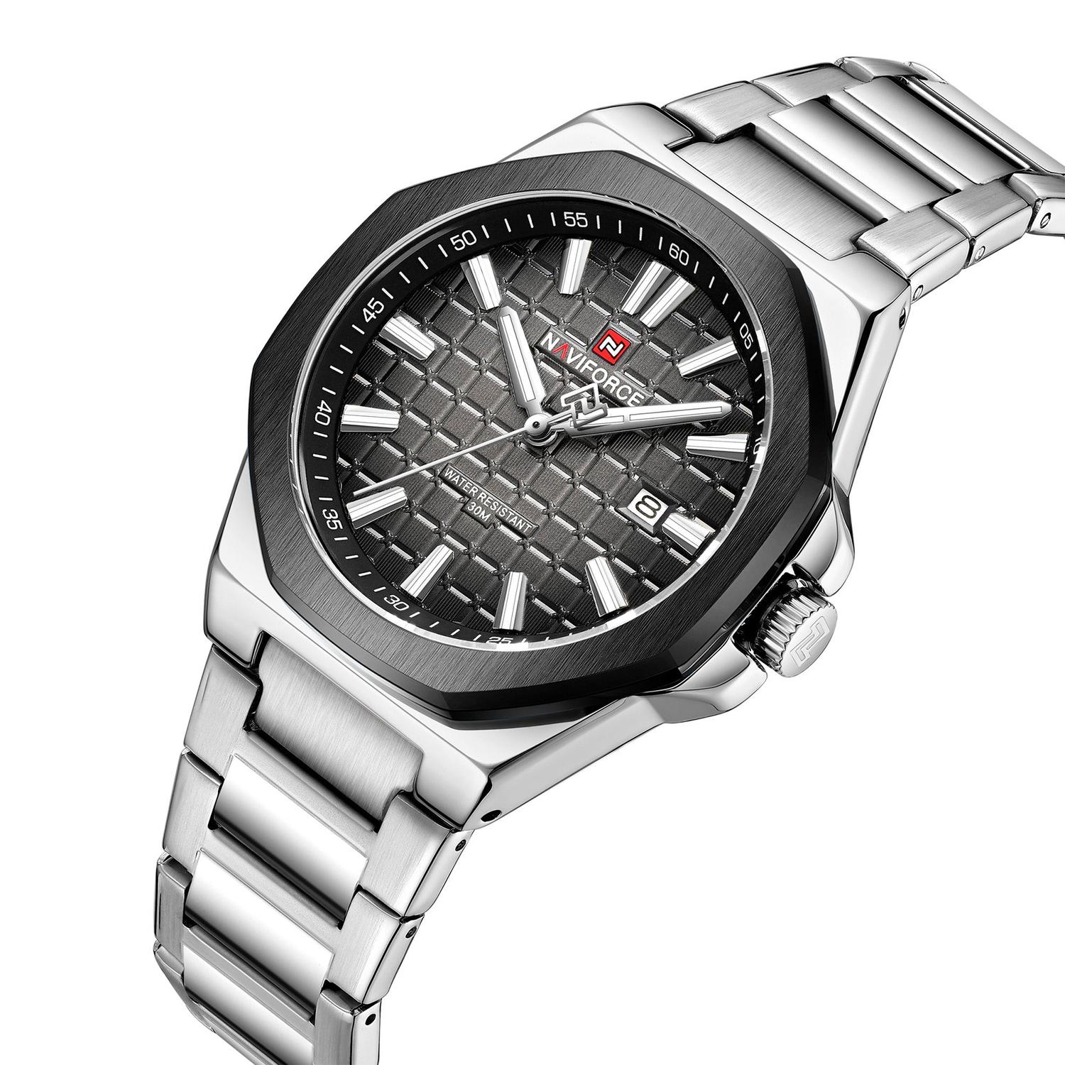 RELOJ ANALOGICO HOMBRE NF9258 S/GY/S NAVIFORCE PLATEADO 1032760 - 2