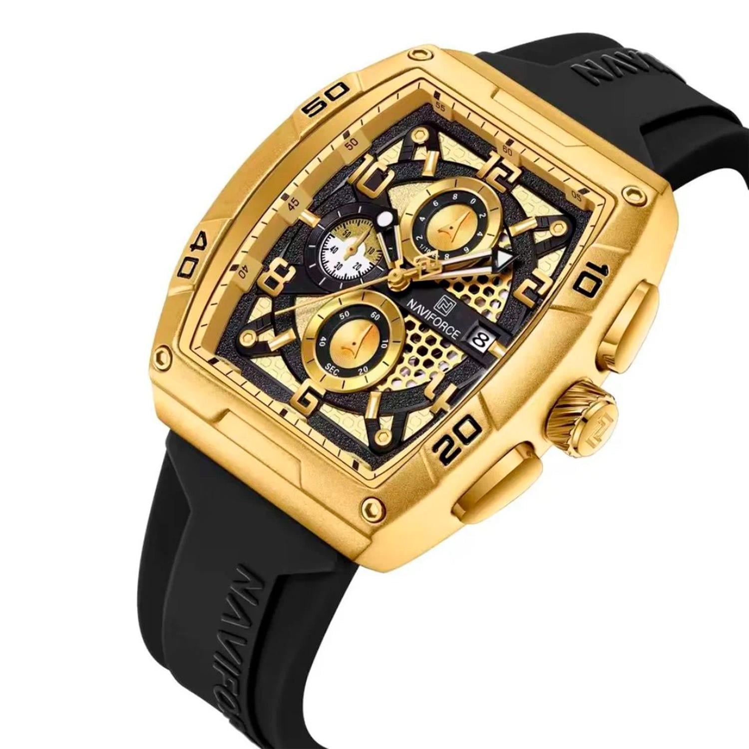 RELOJ ANALOGICO HOMBRE NF8052 GGB NAVIFORCE NEGRO 1032807 - 2