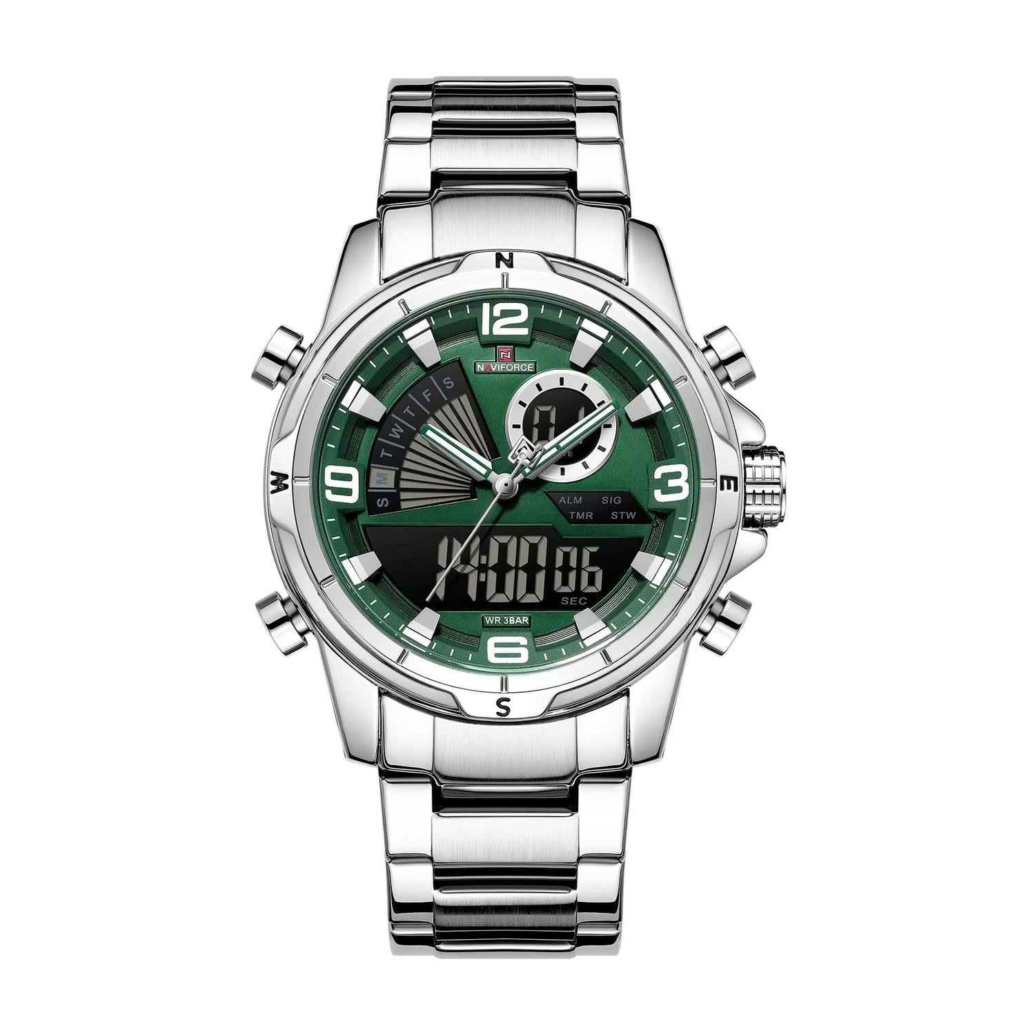 RELOJ ANALOGICO-DIGITAL HOMBRE NF9257 S/GN/S NAVIFORCE PLATEADO 1032764 - 1