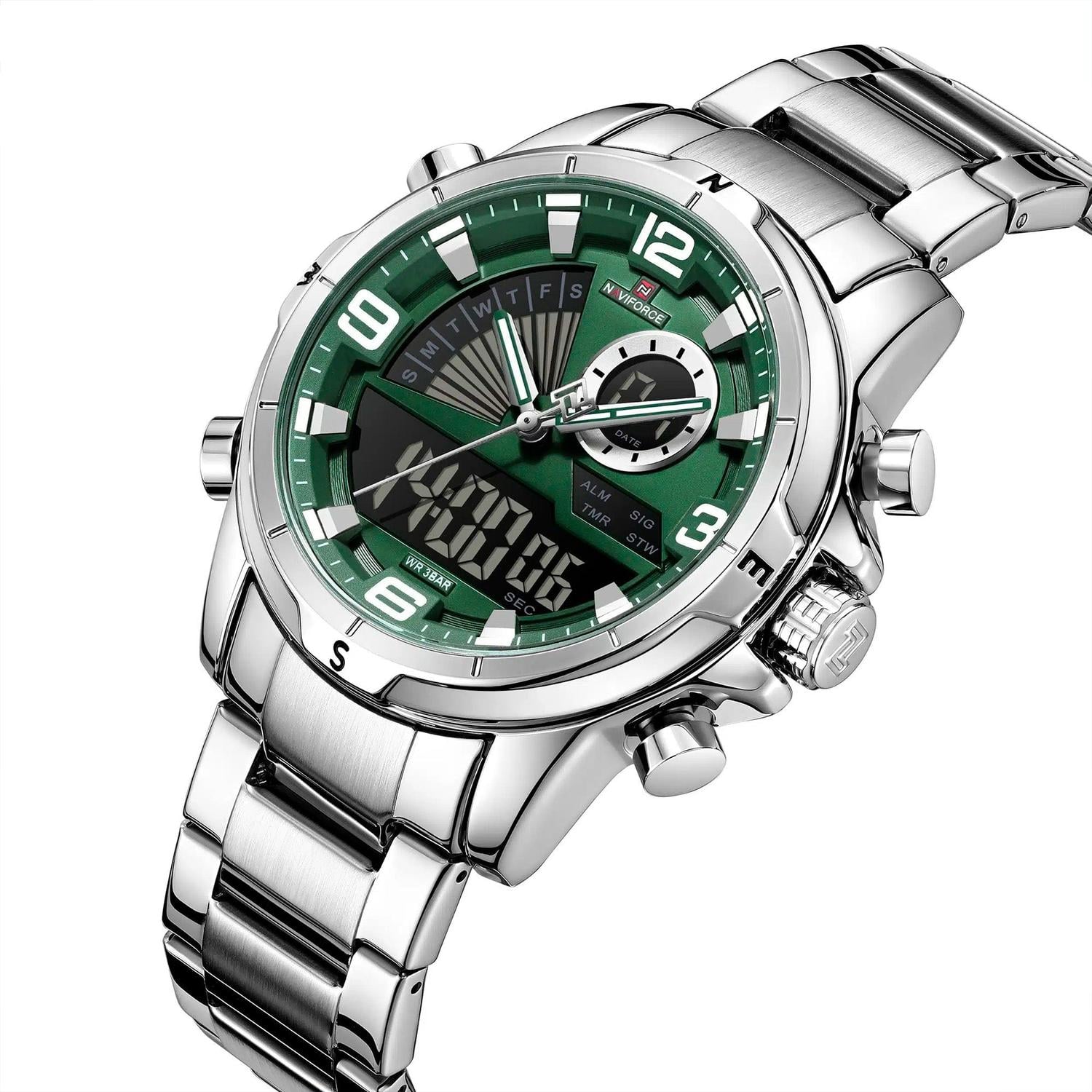 RELOJ ANALOGICO-DIGITAL HOMBRE NF9257 S/GN/S NAVIFORCE PLATEADO 1032764 - 2