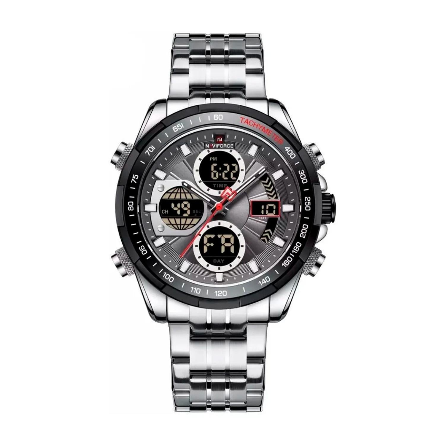 RELOJ ANALOGICO-DIGITAL HOMBRE NF9197 S/B/GY NAVIFORCE BLANCO 1032786 - 1