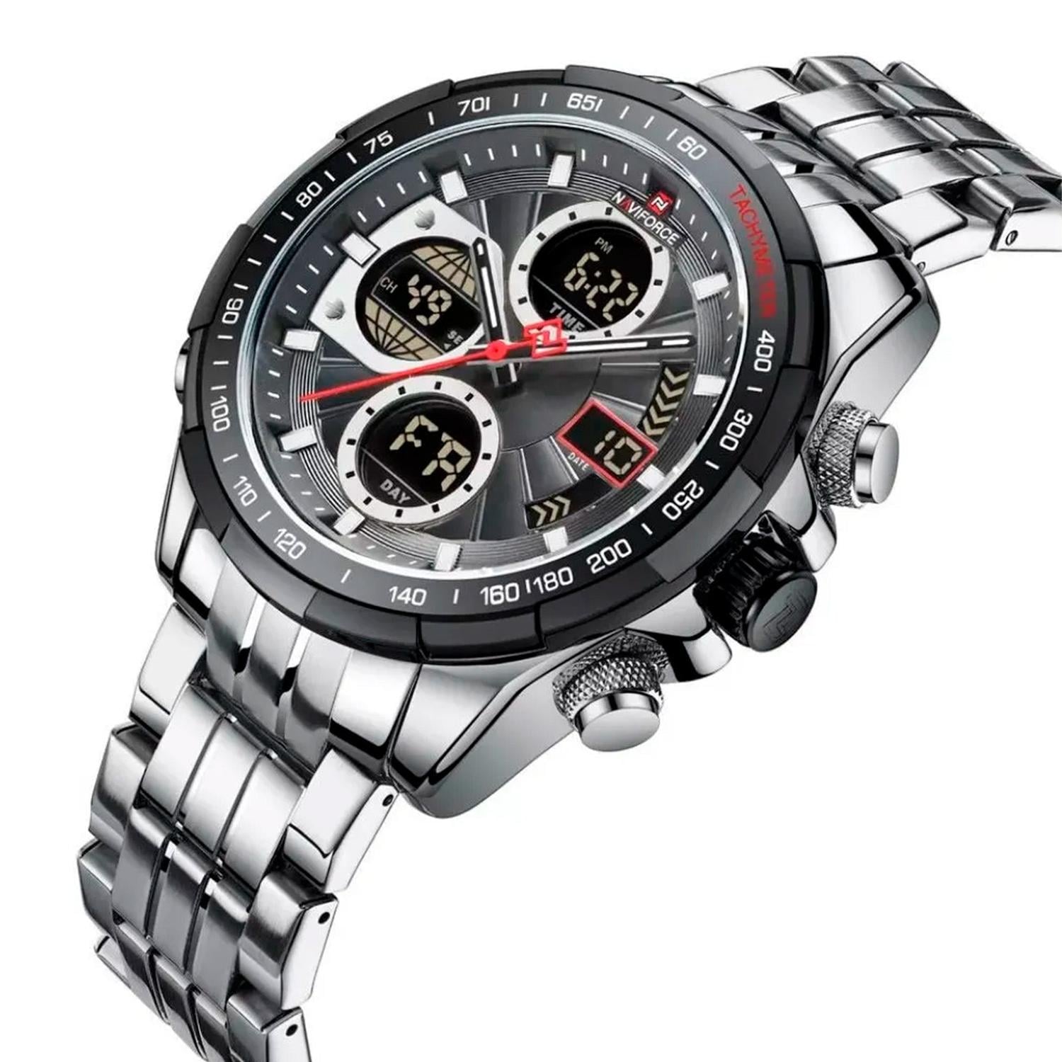 RELOJ ANALOGICO-DIGITAL HOMBRE NF9197 S/B/GY NAVIFORCE BLANCO 1032786 - 2