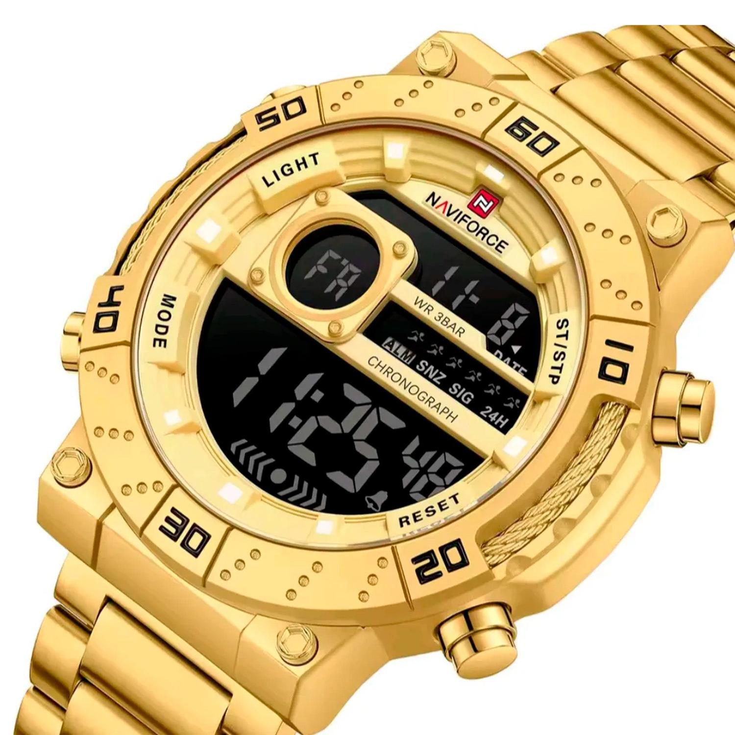 RELOJ DIGITAL HOMBRE NF9241S GGG NAVIFORCE DORADO 1032779 - 2