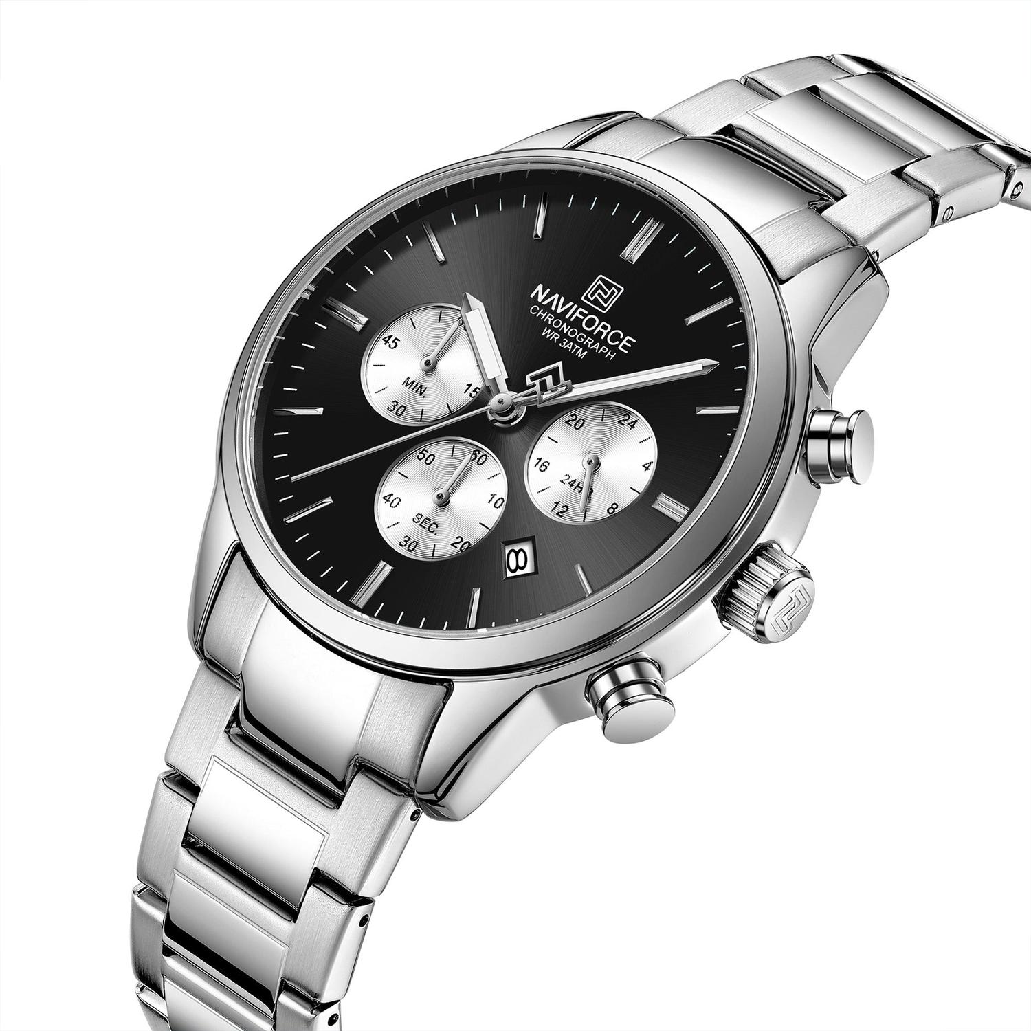 RELOJ ANALOGICO HOMBRE NF8076 S/B/S NAVIFORCE BLANCO 1032797 - 2