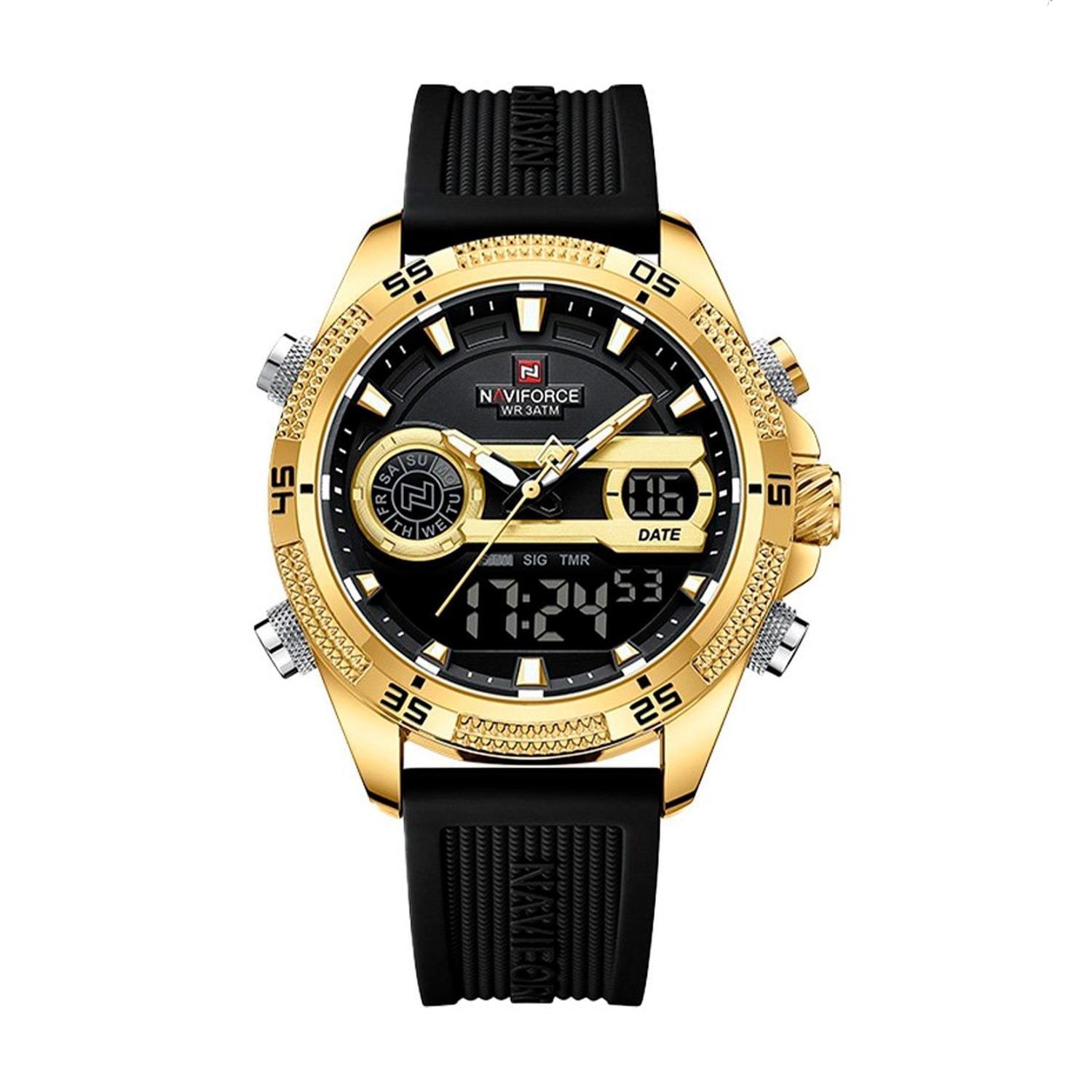 RELOJ ANALOGICO-DIGITAL HOMBRE NF9223 G/B/B NAVIFORCE NEGRO 1032823 - 1