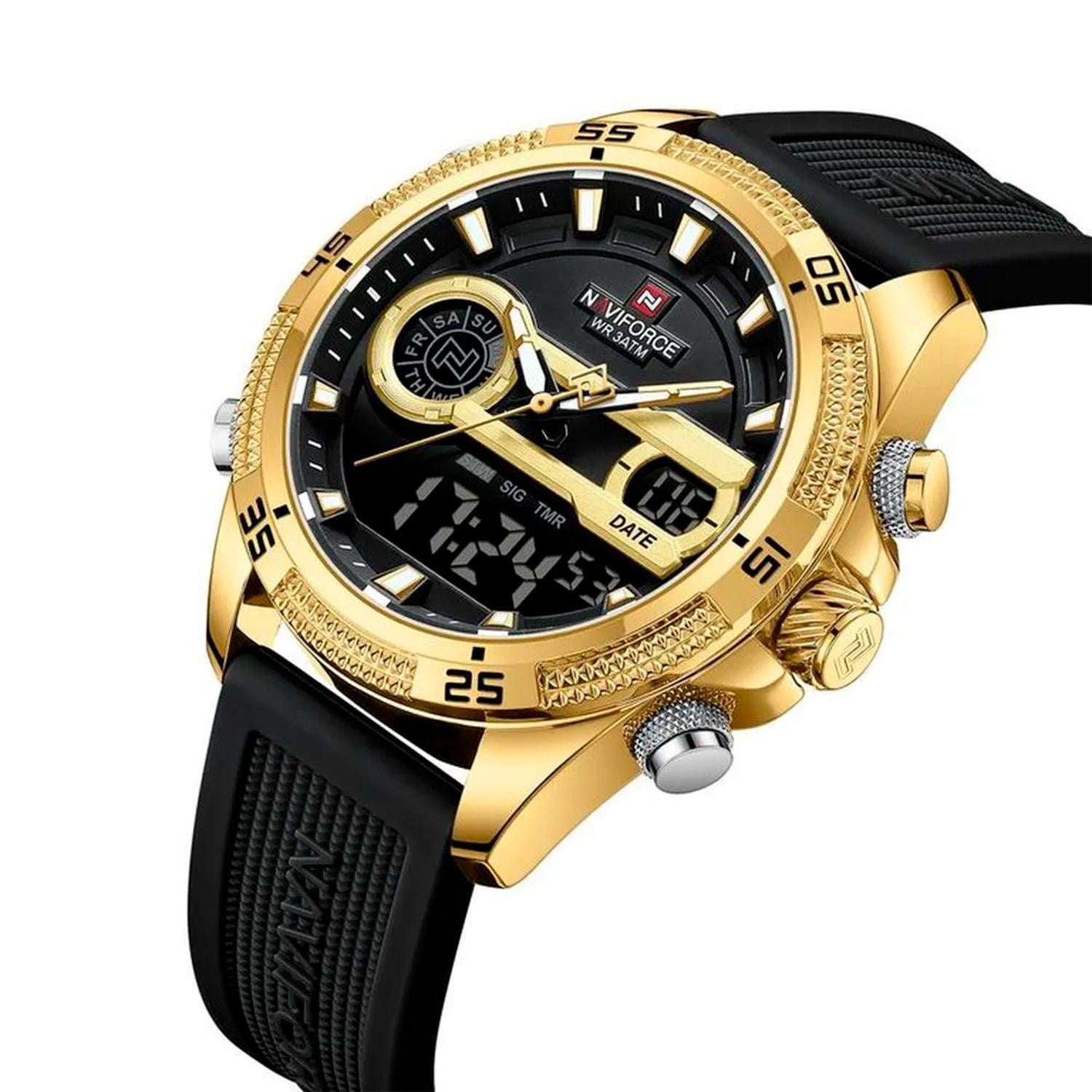RELOJ ANALOGICO-DIGITAL HOMBRE NF9223 G/B/B NAVIFORCE NEGRO 1032823 - 2