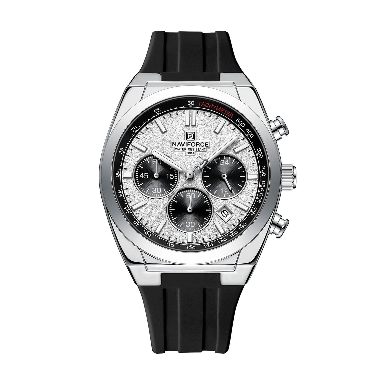 RELOJ ANALOGICO HOMBRE NF8080 S/W/B NAVIFORCE BLANCO 1032791 - 1