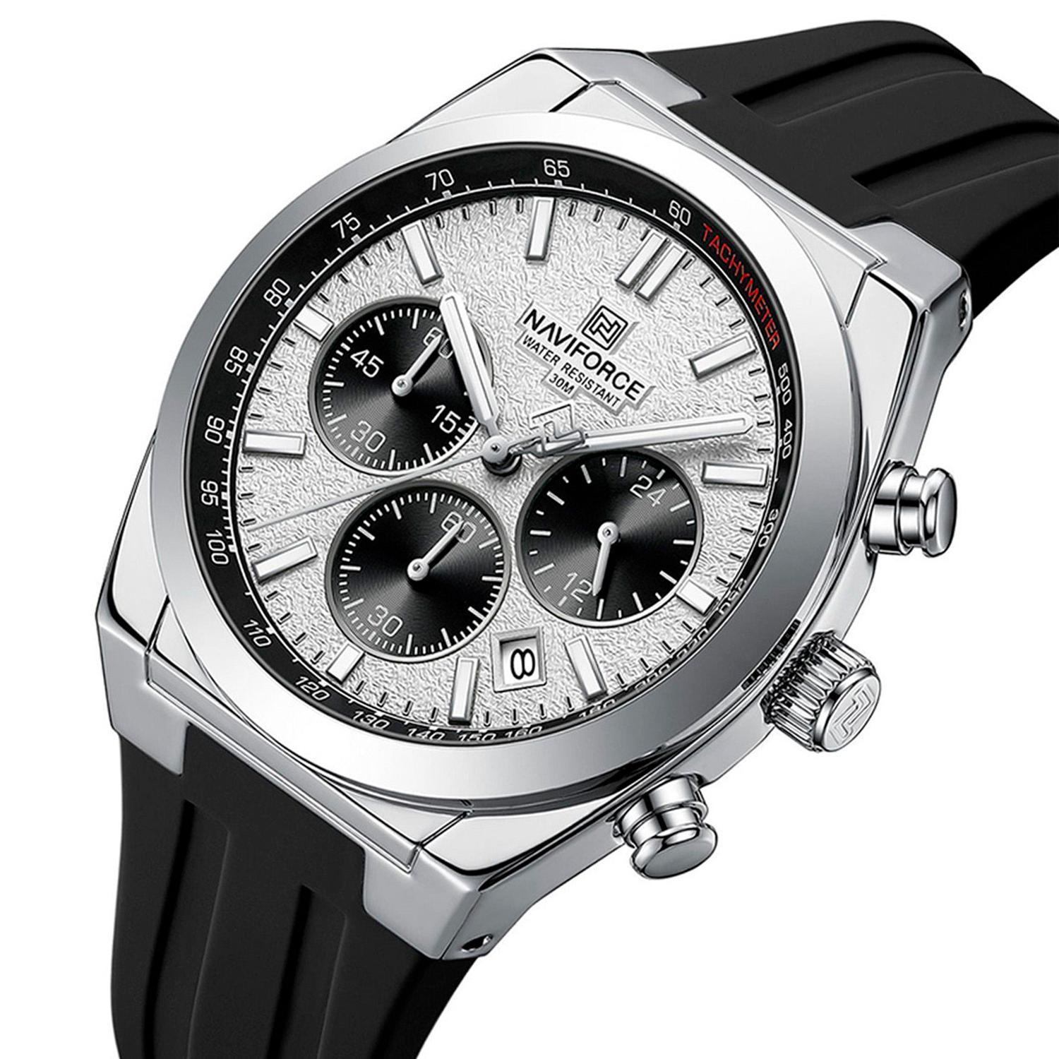RELOJ ANALOGICO HOMBRE NF8080 S/W/B NAVIFORCE BLANCO 1032791 - 2