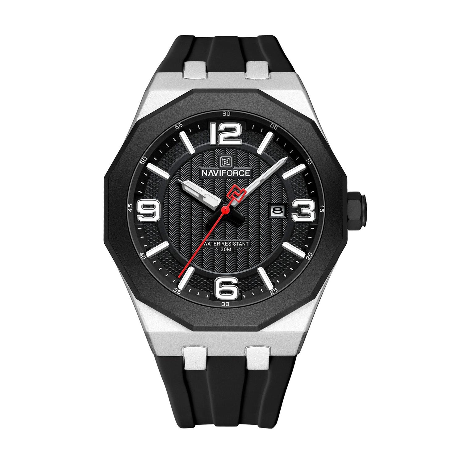 RELOJ ANALOGICO HOMBRE NF8079 S/B/B NAVIFORCE NEGRO 1032794 - 1