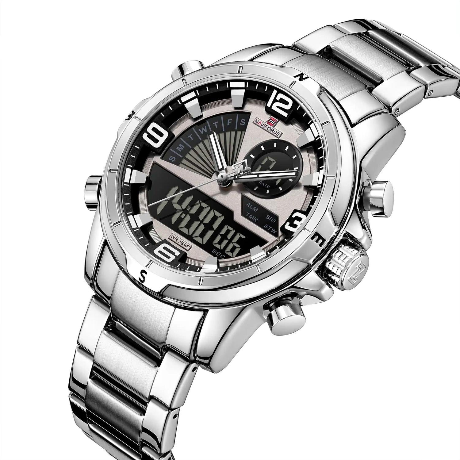 RELOJ ANALOGICO-DIGITAL HOMBRE NF9257 S/GY/S NAVIFORCE - 2