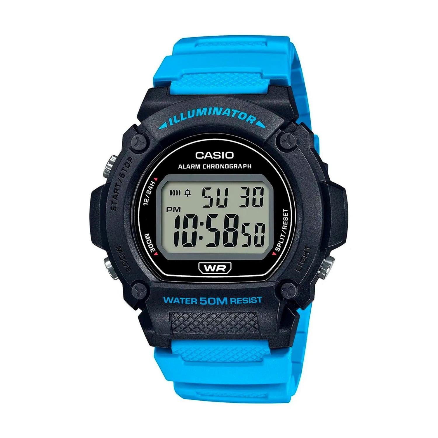 RELOJ DIGITAL HOMBRE W-219H-2A2VDF CASIO CELESTE 1032745 - 1