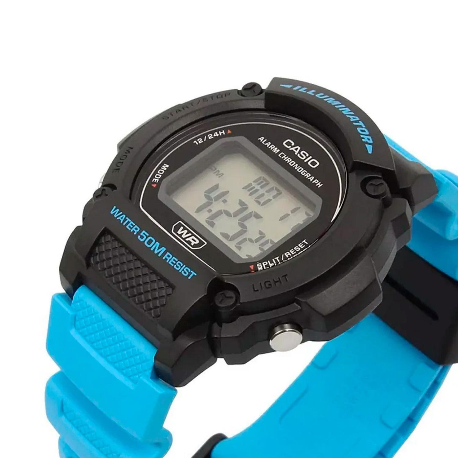RELOJ DIGITAL HOMBRE W-219H-2A2VDF CASIO CELESTE 1032745 - 2
