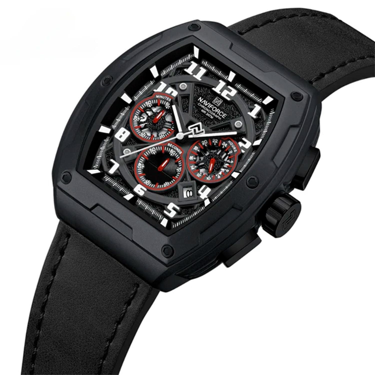 RELOJ ANALOGICO HOMBRE NF8053 B/W/B NAVIFORCE NEGRO 1032804 - 2