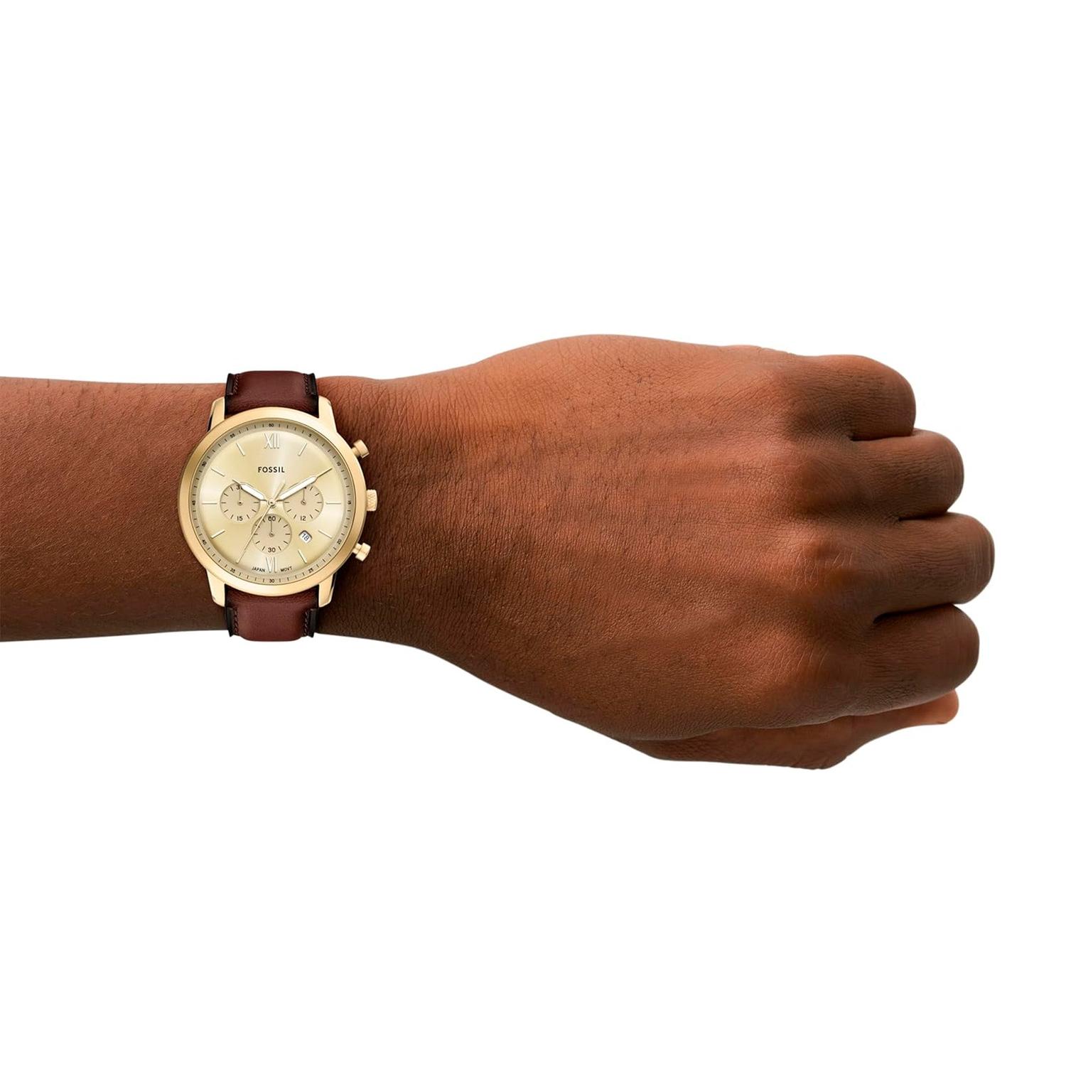 RELOJ ANALOGICO HOMBRE FS6113 FOSSIL MARRÓN 1033152 - 4