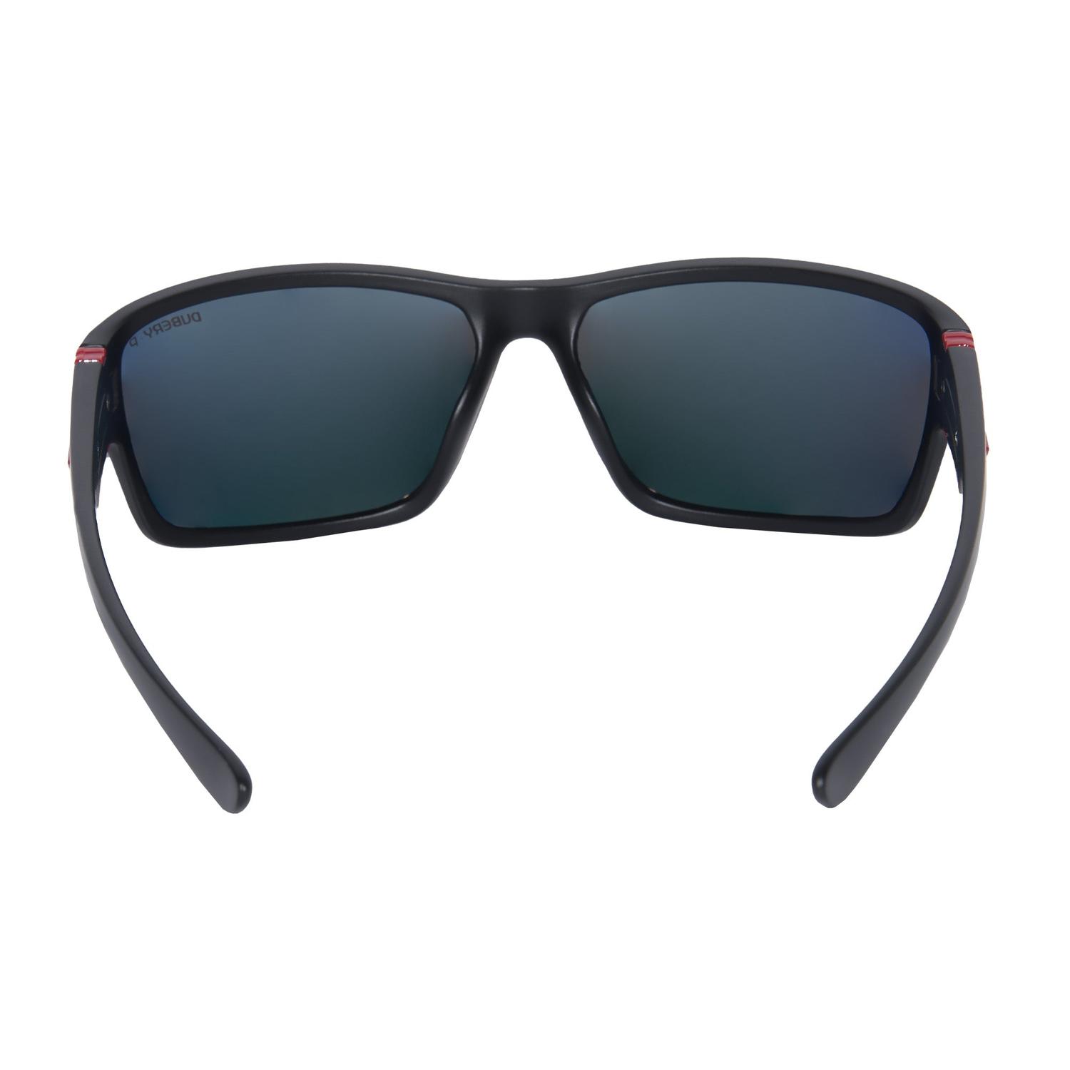 LENTES DE SOL POLARIZADO UNISEX D2071 DUBERY NEGRO/ROJO - 3