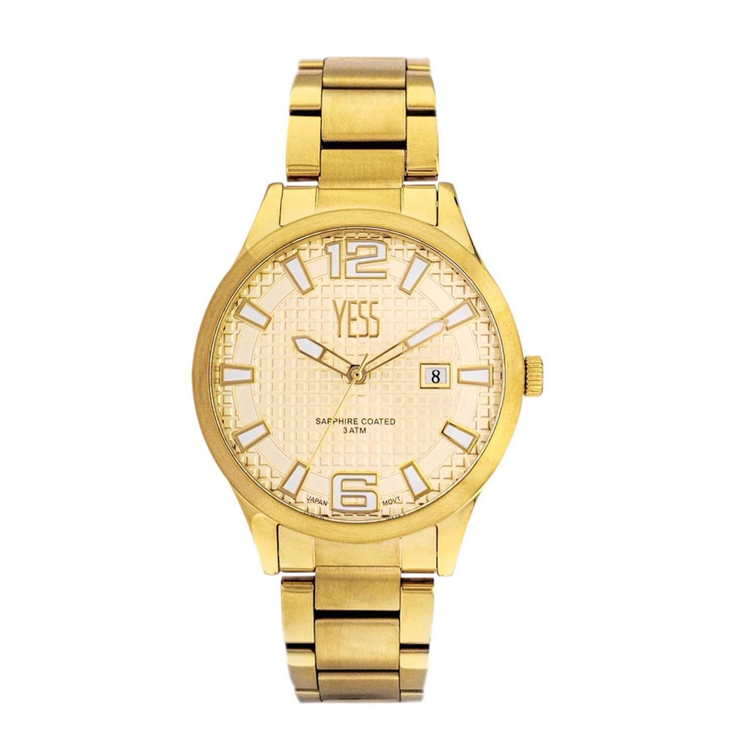 RELOJ ANALOGICO HOMBRE Y25025 M04 YESS DORADO 1033381 - 1