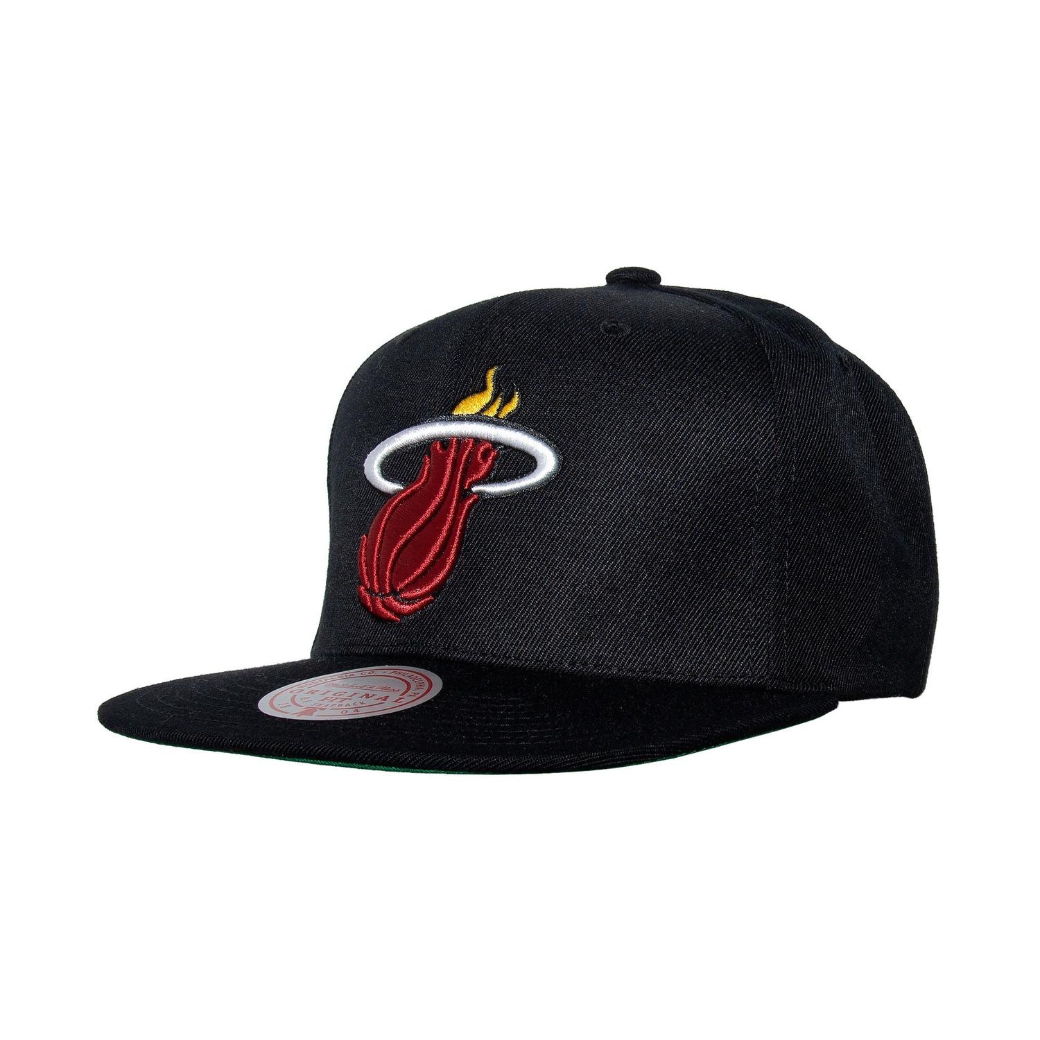 GORRA MITCHELL Y NESS NBA MIAMI HEAT HHSS2976 MHEYYPPPBLC - 2