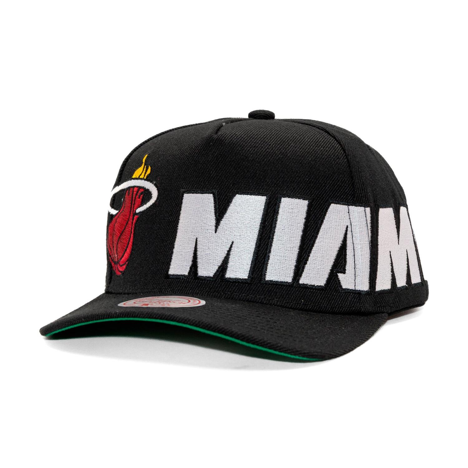 GORRA MITCHELL Y NESS NBA-MIAMI HEAT HP12875-MHEBLCK - 2