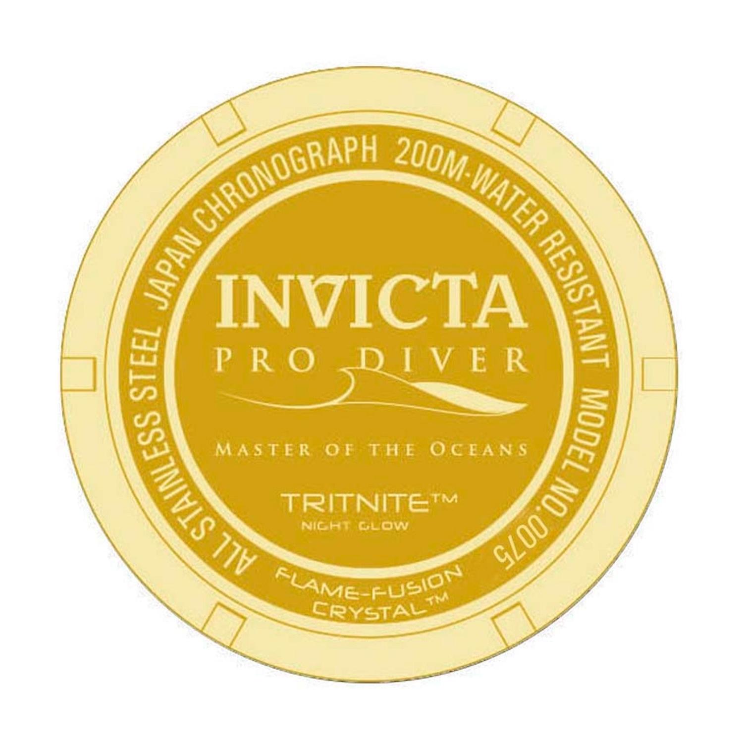 RELOJ ANALOGICO HOMBRE 0075 INVICTA PRO DIVER DORADO 1033695 - 4