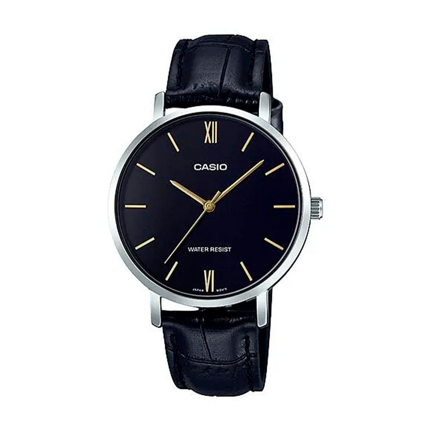 RELOJ ANALOGICO HOMBRE MTP-VT01L-1BUDF CASIO NEGRO 1033749 - 1