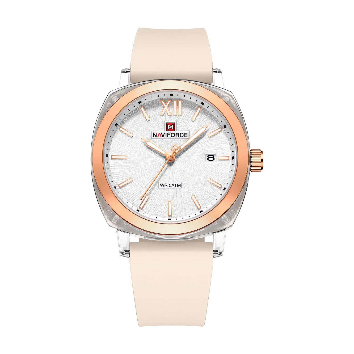 RELOJ ANALOGICO MUJER NF6111 NAVIFORCE BEIGE 1033813 - 1
