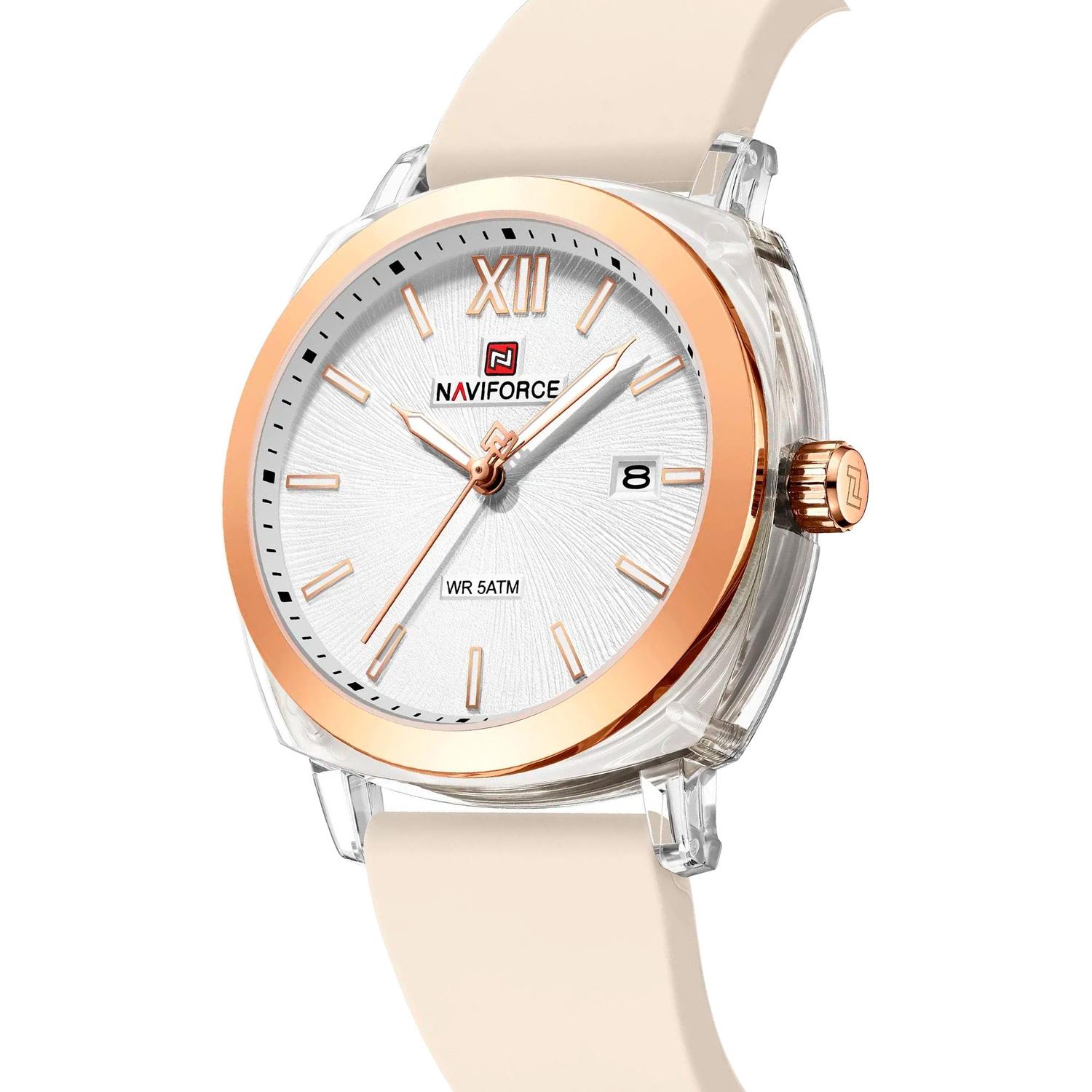 RELOJ ANALOGICO MUJER NF6111 NAVIFORCE BEIGE 1033813 - 2