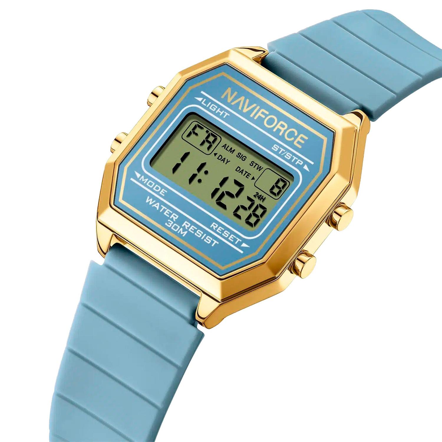 RELOJ DIGITAL MUJER NF5063T NAVIFORCE CELESTE 1033785 - 2
