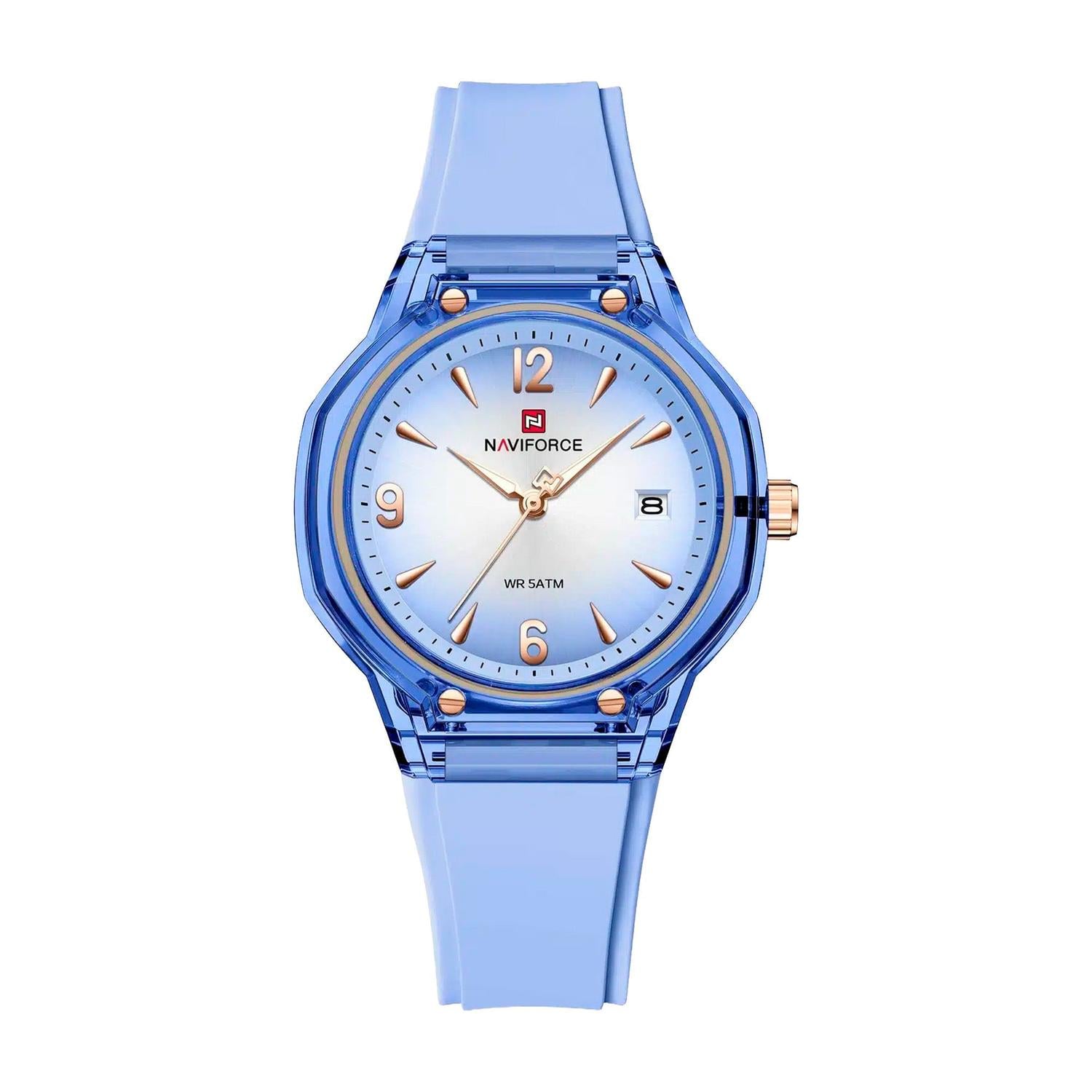 RELOJ ANALOGICO MUJER NF6110 NAVIFORCE CELESTE 1033807 - 1