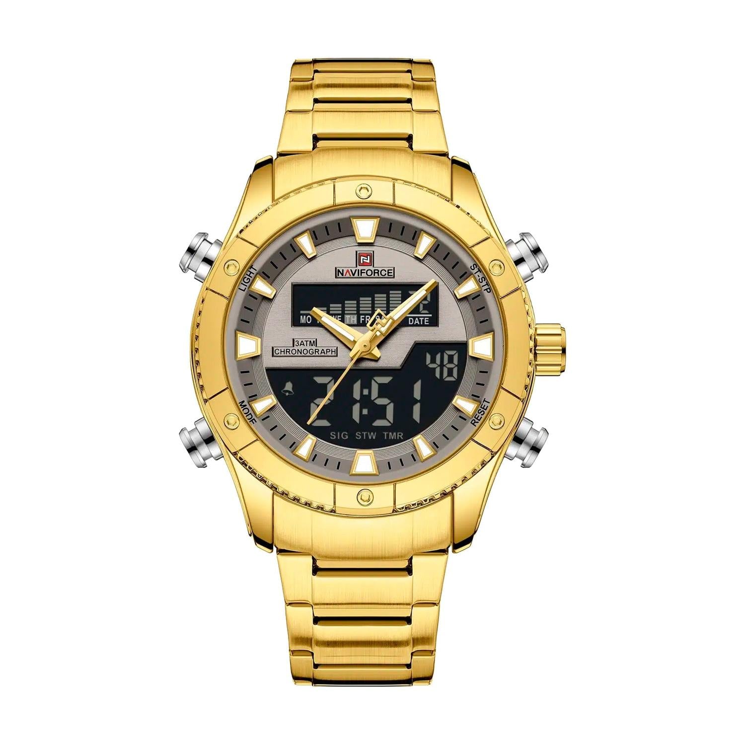 RELOJ ANALOGICO-DIGITAL HOMBRE NF9259 NAVIFORCE 1033838 DORADO 1033838 - 1