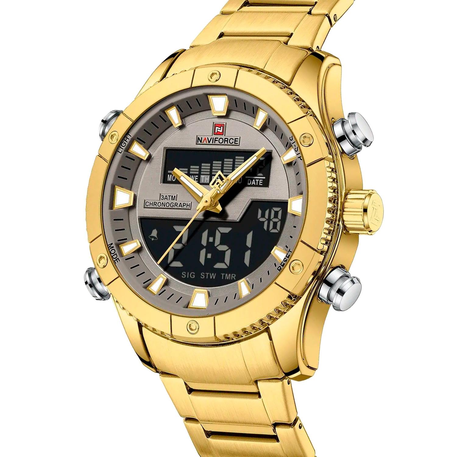 RELOJ ANALOGICO-DIGITAL HOMBRE NF9259 NAVIFORCE 1033838 DORADO 1033838 - 2