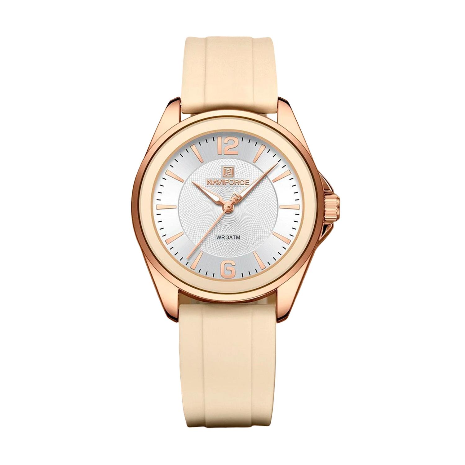 RELOJ ANALOGICO MUJER NF5068 NAVIFORCE BEIGE 1033791 - 1