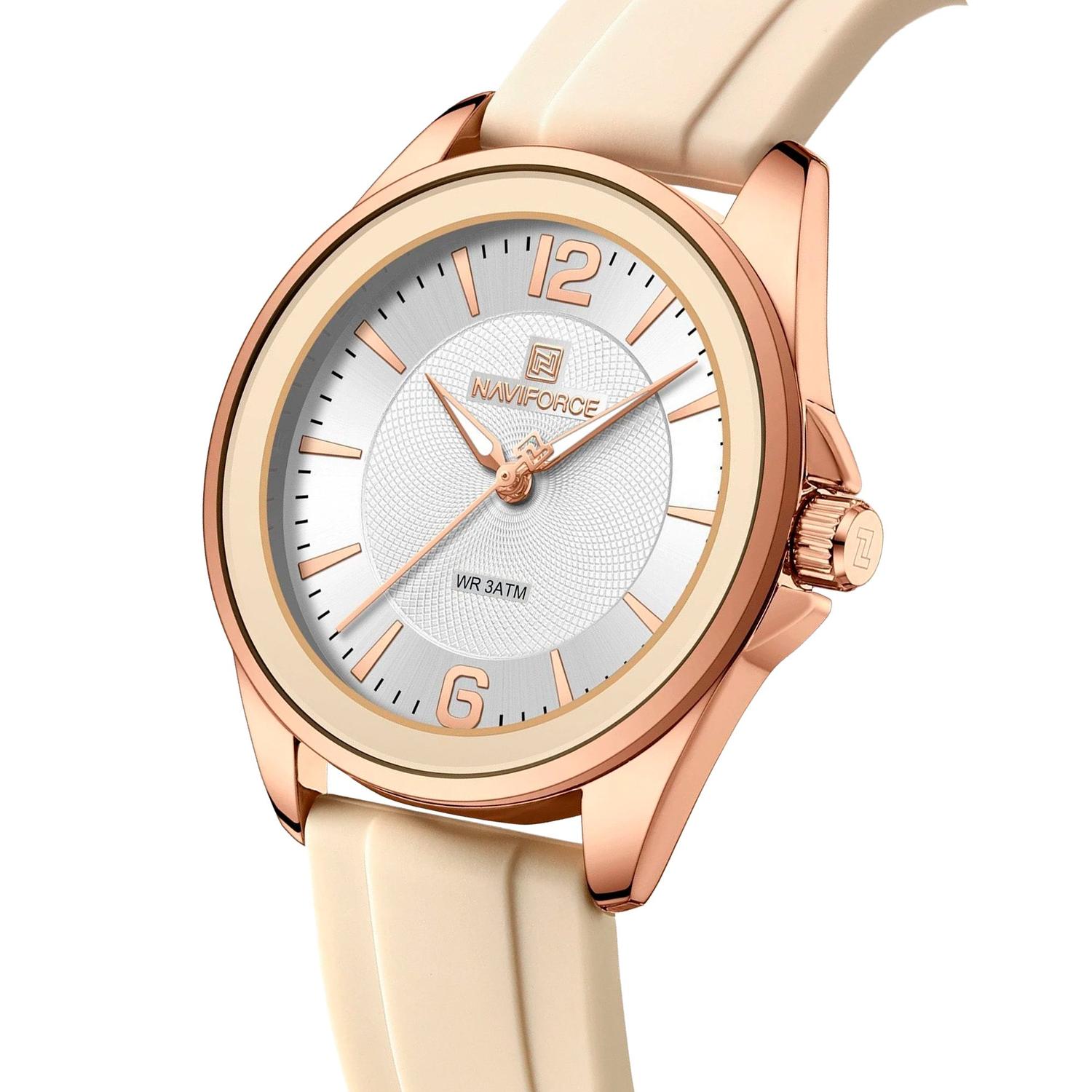 RELOJ ANALOGICO MUJER NF5068 NAVIFORCE BEIGE 1033791 - 2