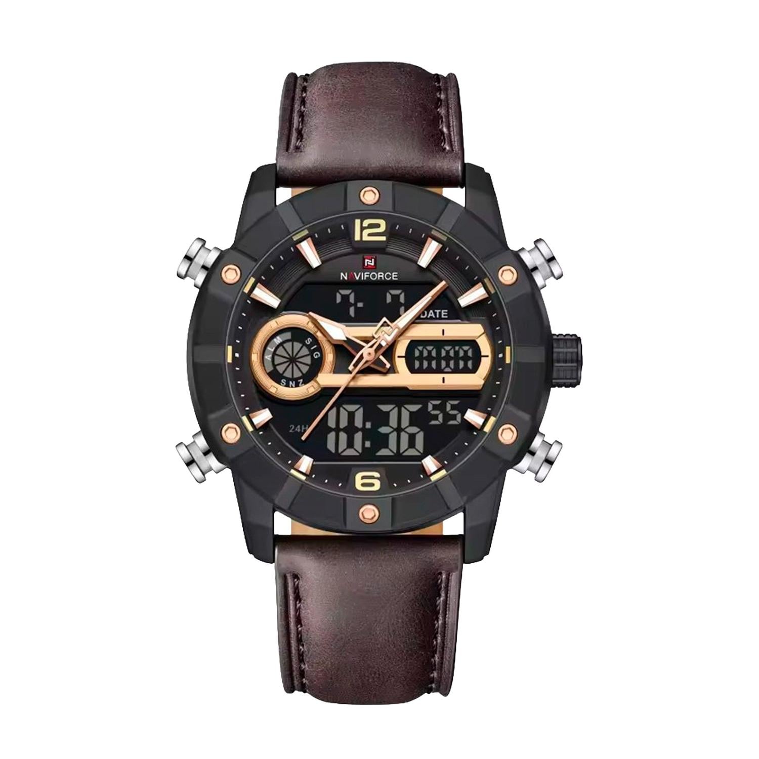 RELOJ ANALOGICO-DIGITAL HOMBRE NF9263 NAVIFORCE 1033853 MARRÓN 1033853 - 1