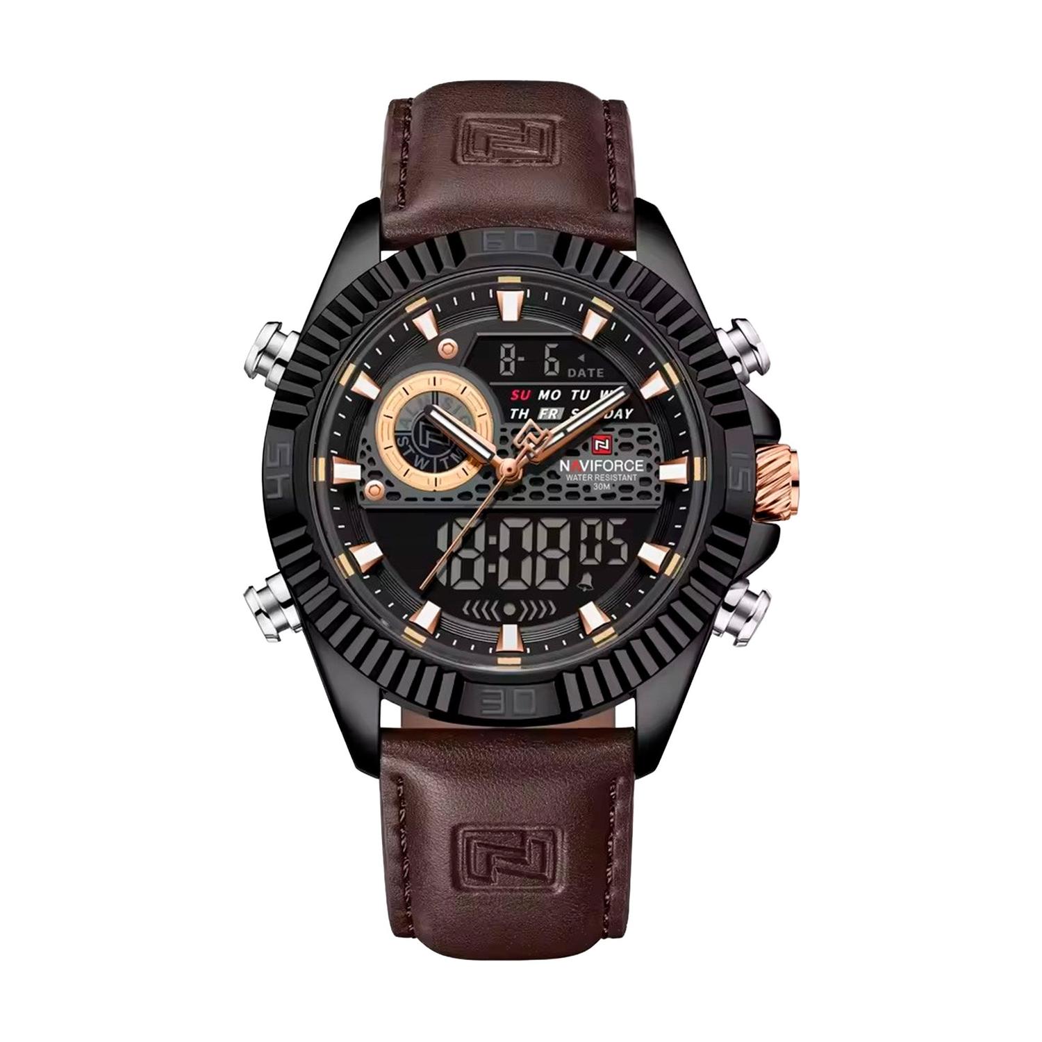 RELOJ ANALOGICO-DIGITAL HOMBRE NF9262L NAVIFORCE 1033848 MARRÓN 1033848 - 1