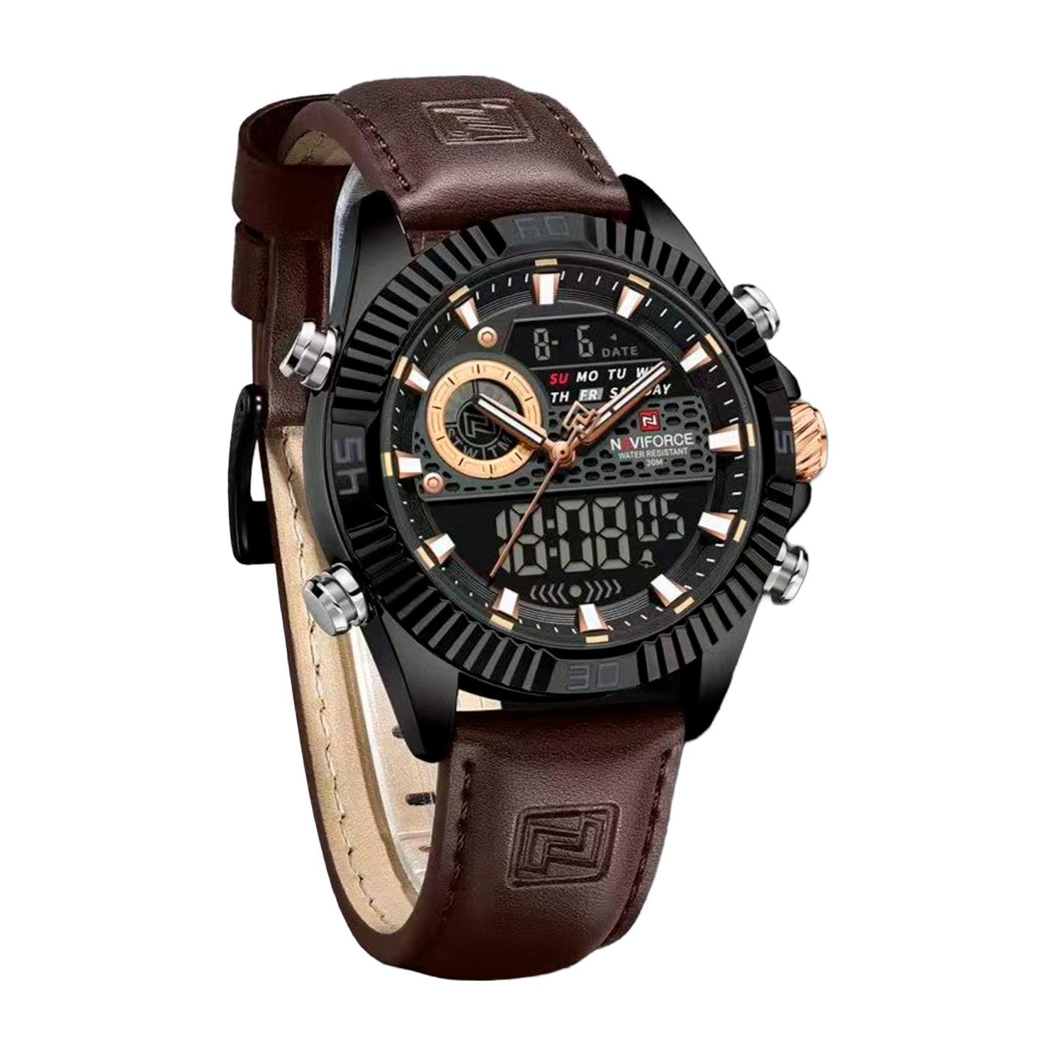 RELOJ ANALOGICO-DIGITAL HOMBRE NF9262L NAVIFORCE 1033848 MARRÓN 1033848 - 2
