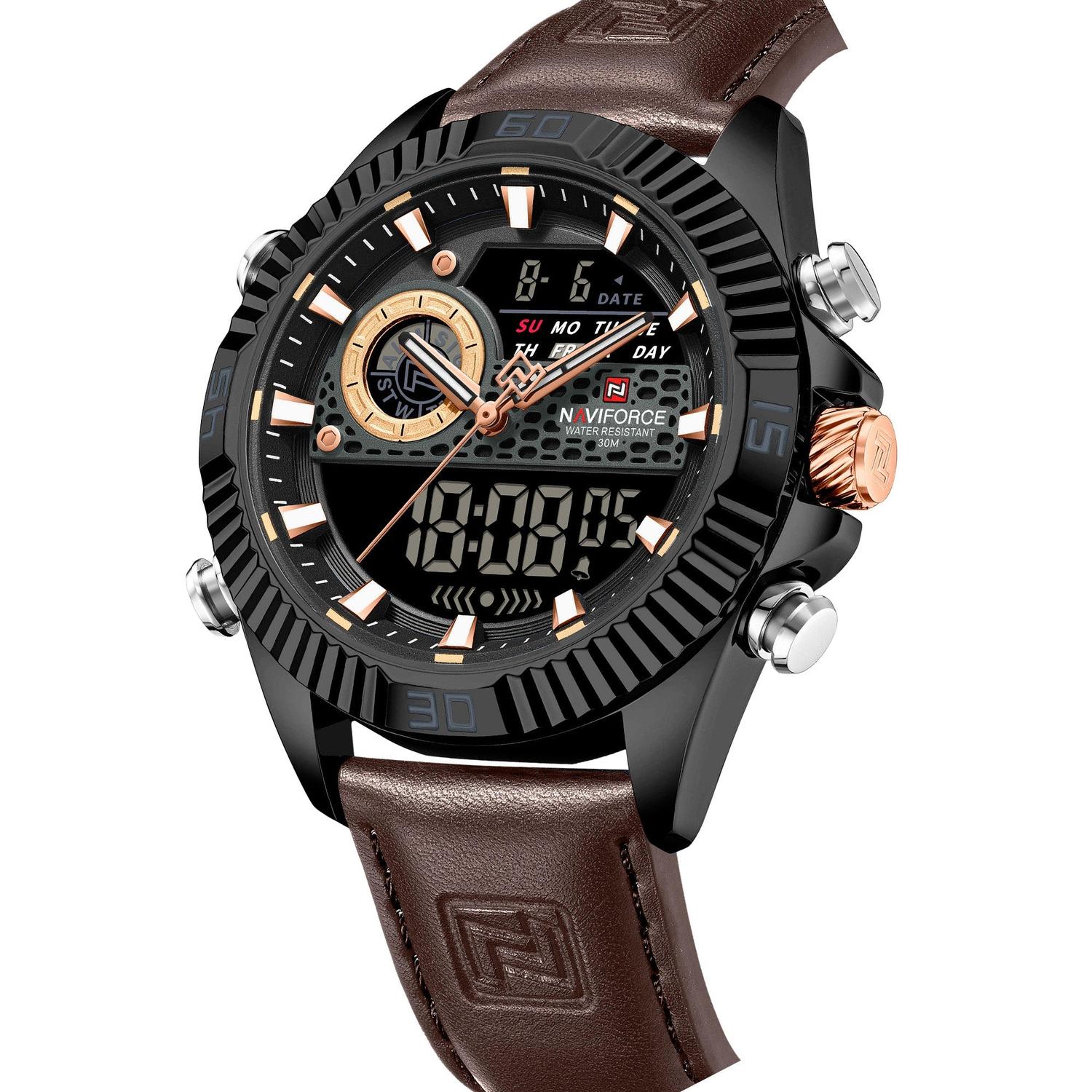 RELOJ ANALOGICO-DIGITAL HOMBRE NF9262L NAVIFORCE 1033848 MARRÓN 1033848 - 3