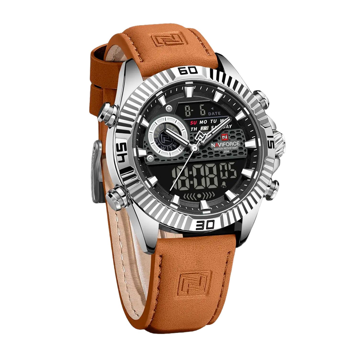 RELOJ ANALOGICO-DIGITAL HOMBRE NF9262L NAVIFORCE 1033849 MARRÓN 1033849 - 2